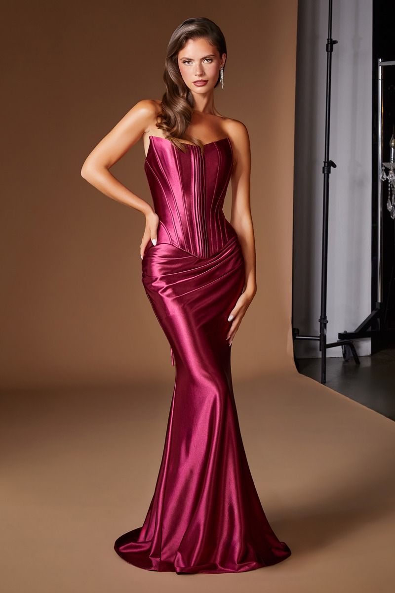 CH2602 Two Piece Corset Gown