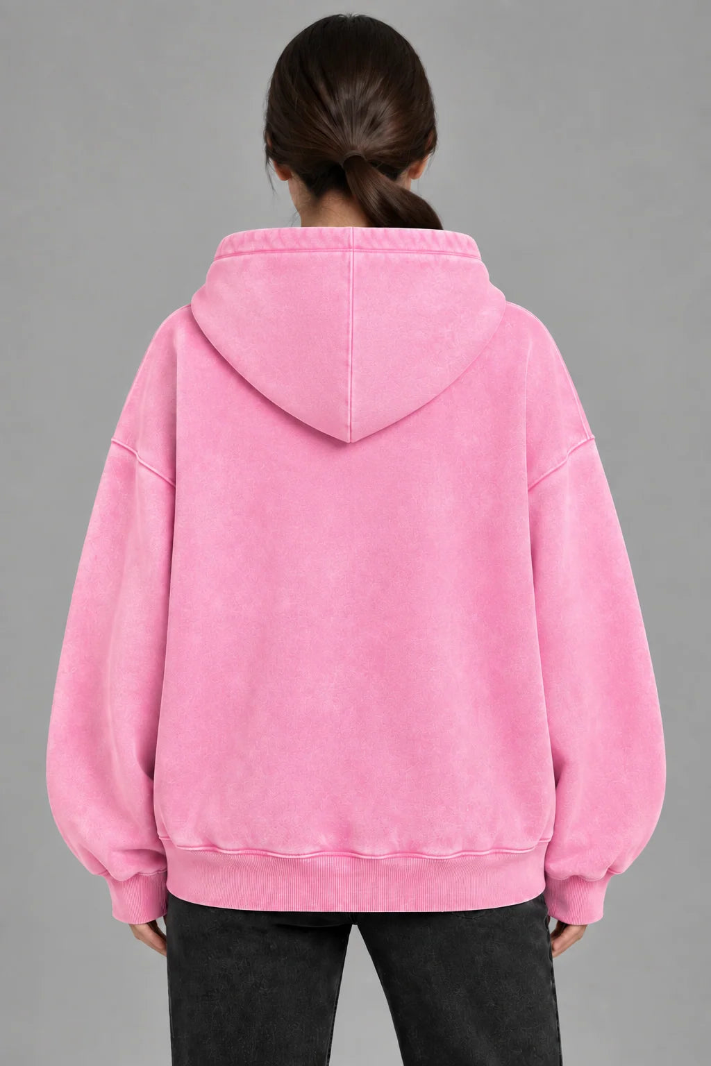 Unisex Vintage Wash Boxy Fleece Hoodie