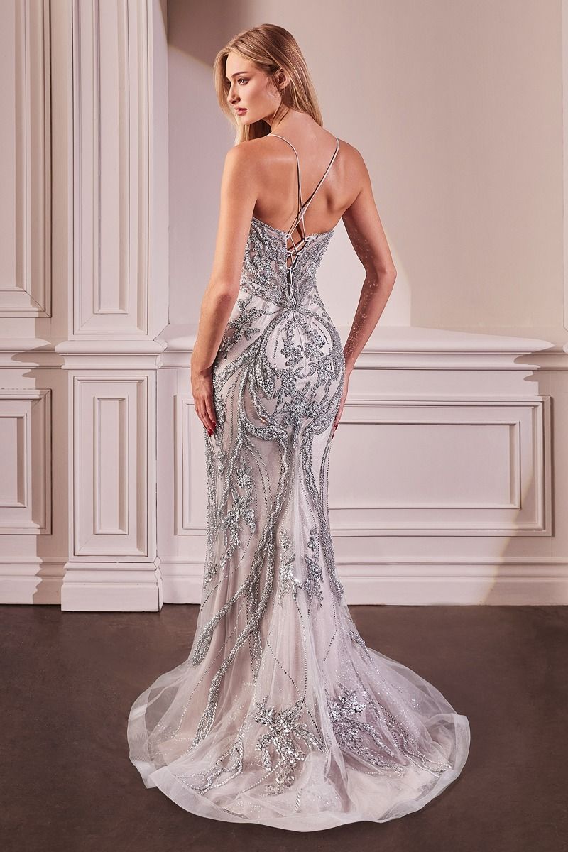 CC0240 Mermaid Plunging Neckline