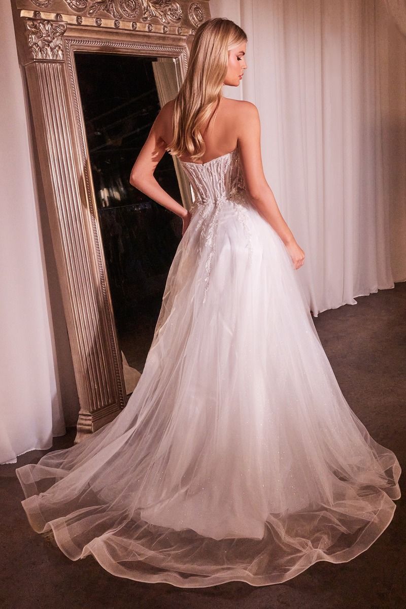 CD0230W Strapless Bridal Ball Gown