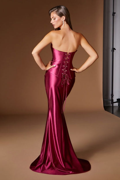CH2602 Two Piece Corset Gown