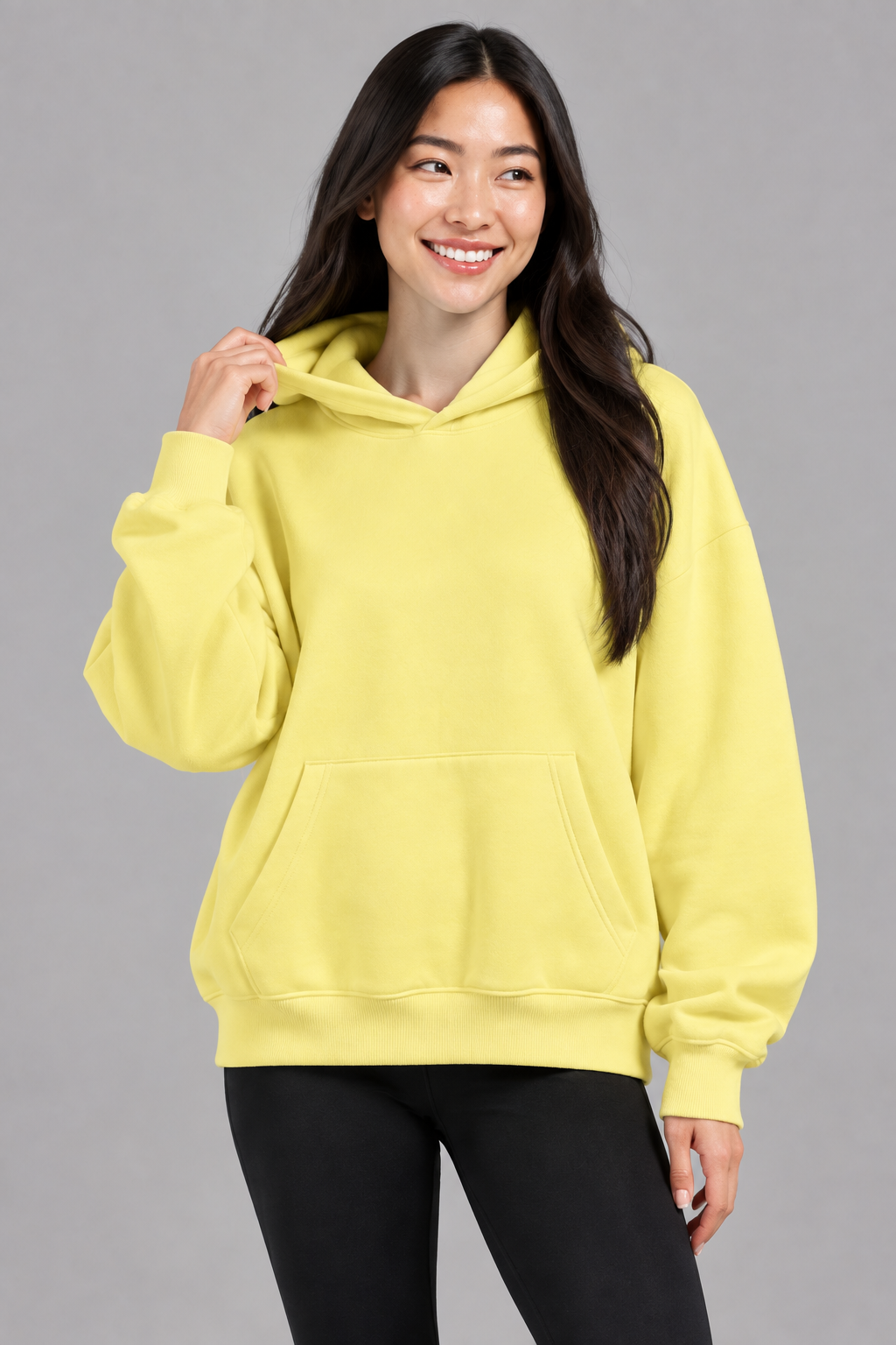 Unisex Vintage Wash Boxy Fleece Hoodie