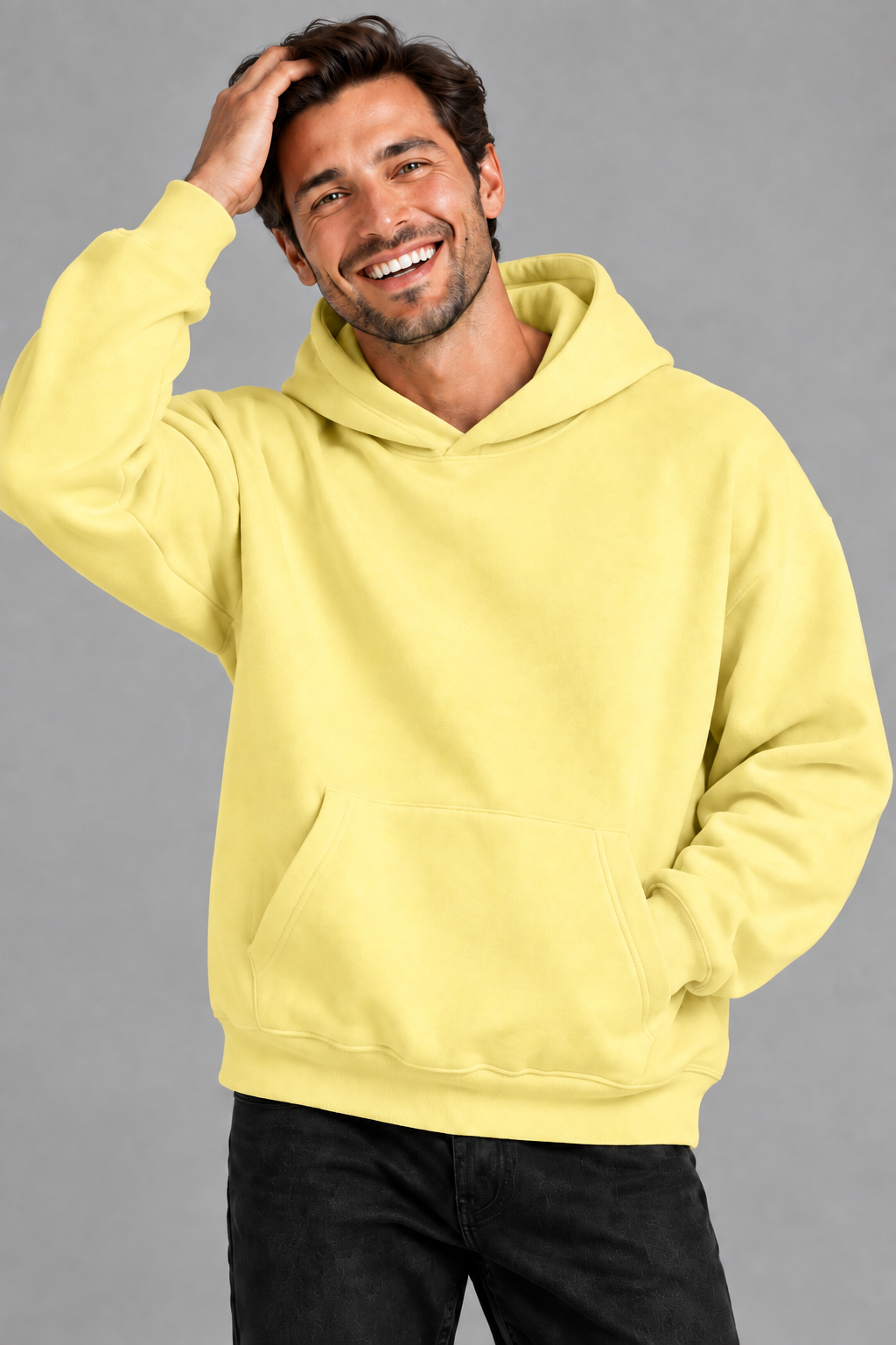 Unisex Vintage Wash Boxy Fleece Hoodie