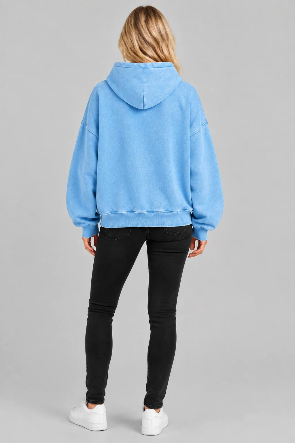 Unisex Vintage Wash Boxy Fleece Hoodie