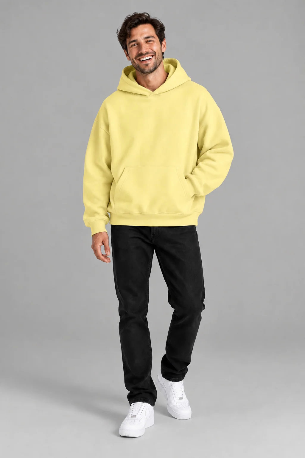 Unisex Vintage Wash Boxy Fleece Hoodie